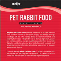 slide 21 of 21, Meijer Pet Rabbit Food, 4.5 lb