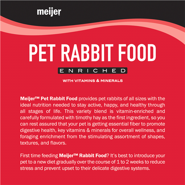 slide 10 of 21, Meijer Pet Rabbit Food, 4.5 lb