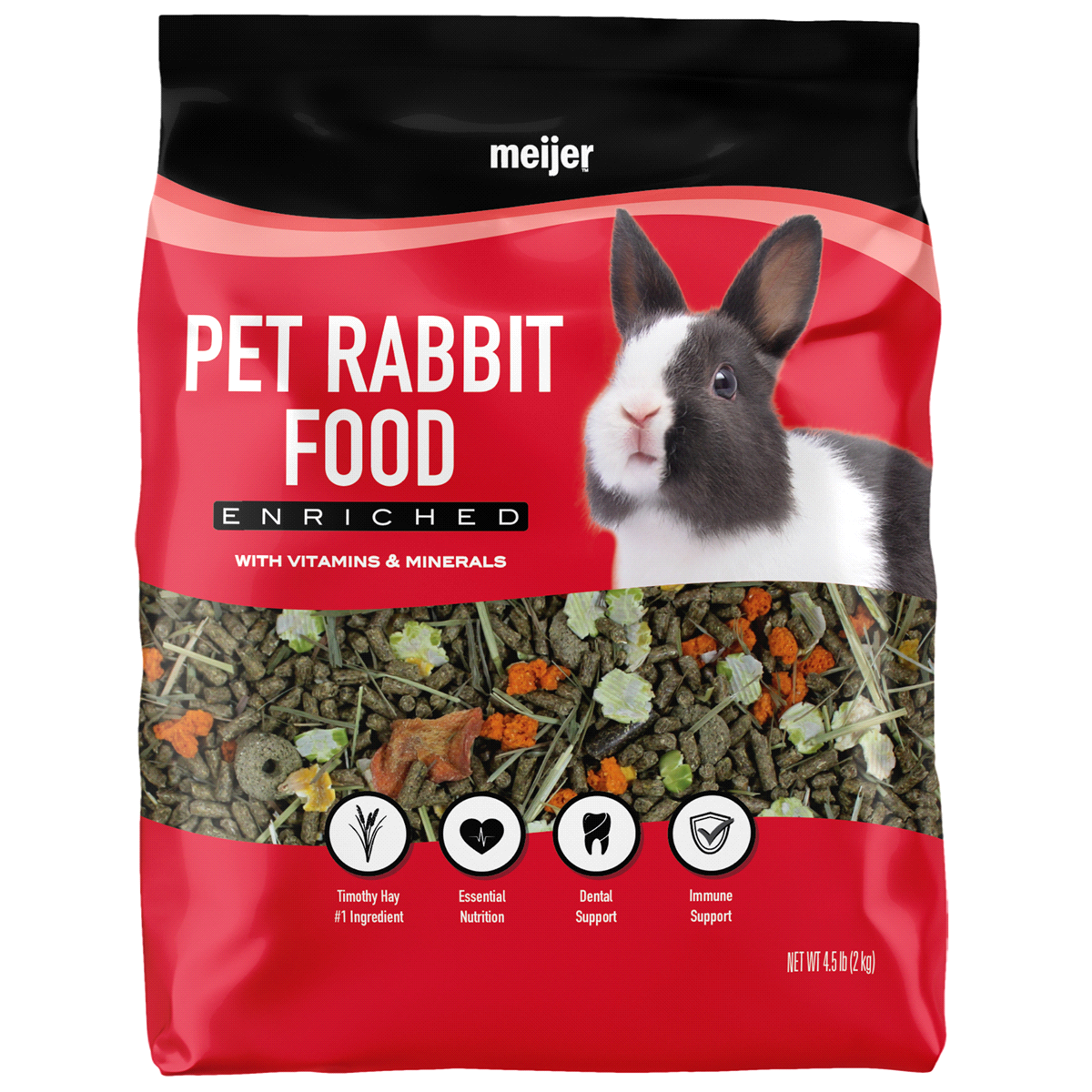 slide 1 of 21, Meijer Pet Rabbit Food, 4.5 lb