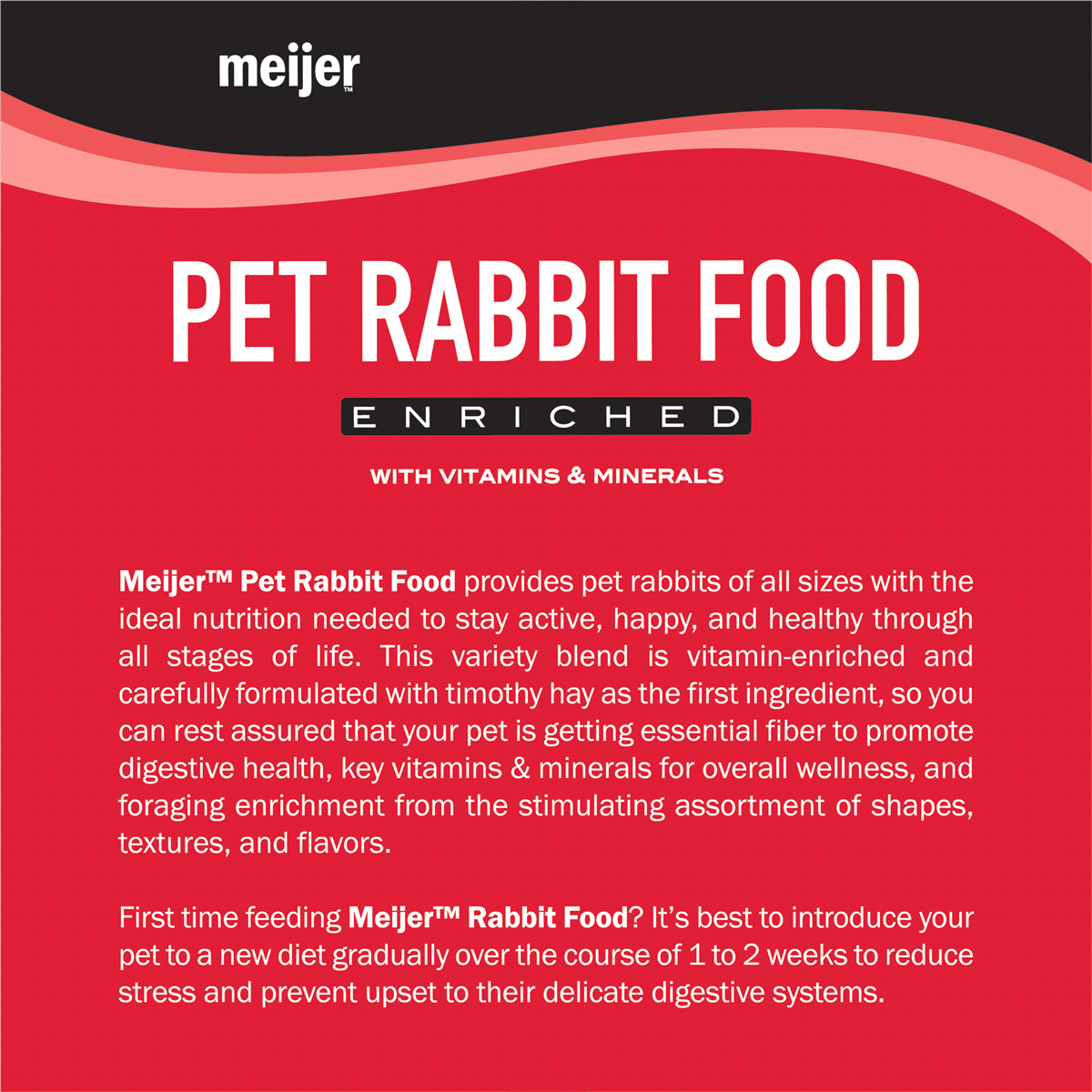 slide 8 of 21, Meijer Pet Rabbit Food, 4.5 lb