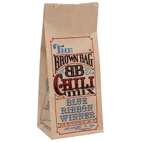 slide 1 of 1, The Brown Bag Chili Mix, 2.5 oz