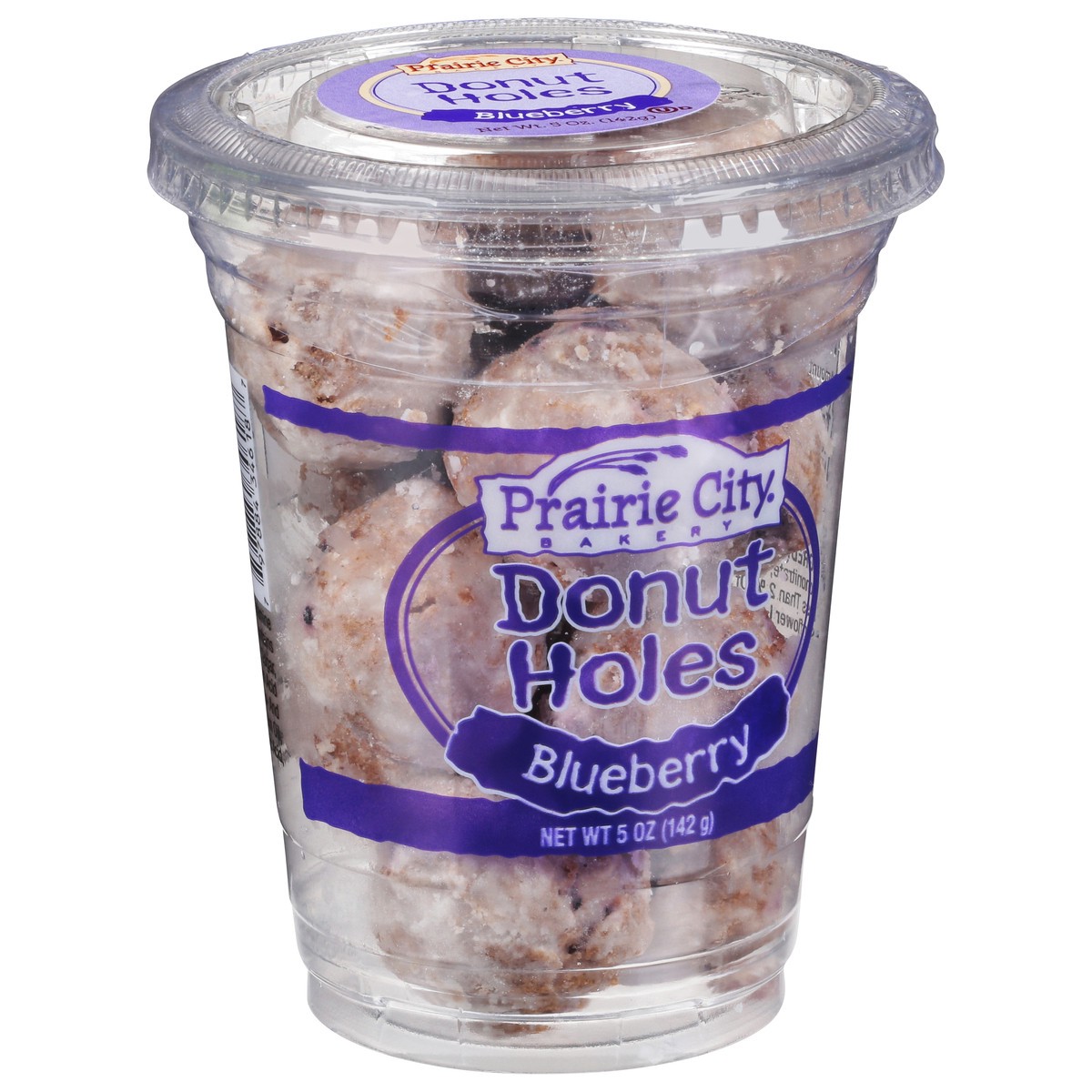 slide 8 of 13, Prairie City Bakery Blueberry Donut Holes 5 oz, 6 oz