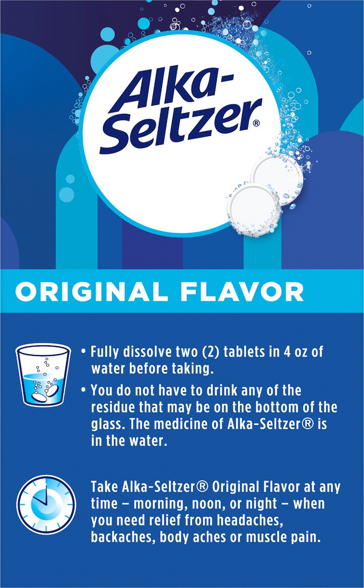 slide 10 of 12, Alka-Seltzer Original Effervescent Tablets, 24ct, 12 ct