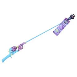 Kid Casters 34 in Pink Camo Tangle-Free Fishing Combo