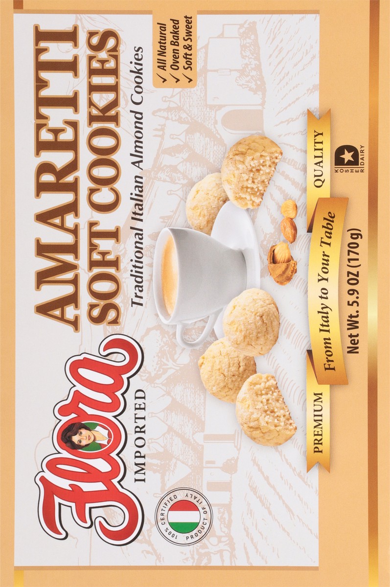slide 2 of 9, Flora Soft Amaretti Cookies 5.9 oz, 5.9 oz