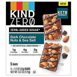 Kind Dark Chocolate Nuts and Sea Salt Bars- 6 oz