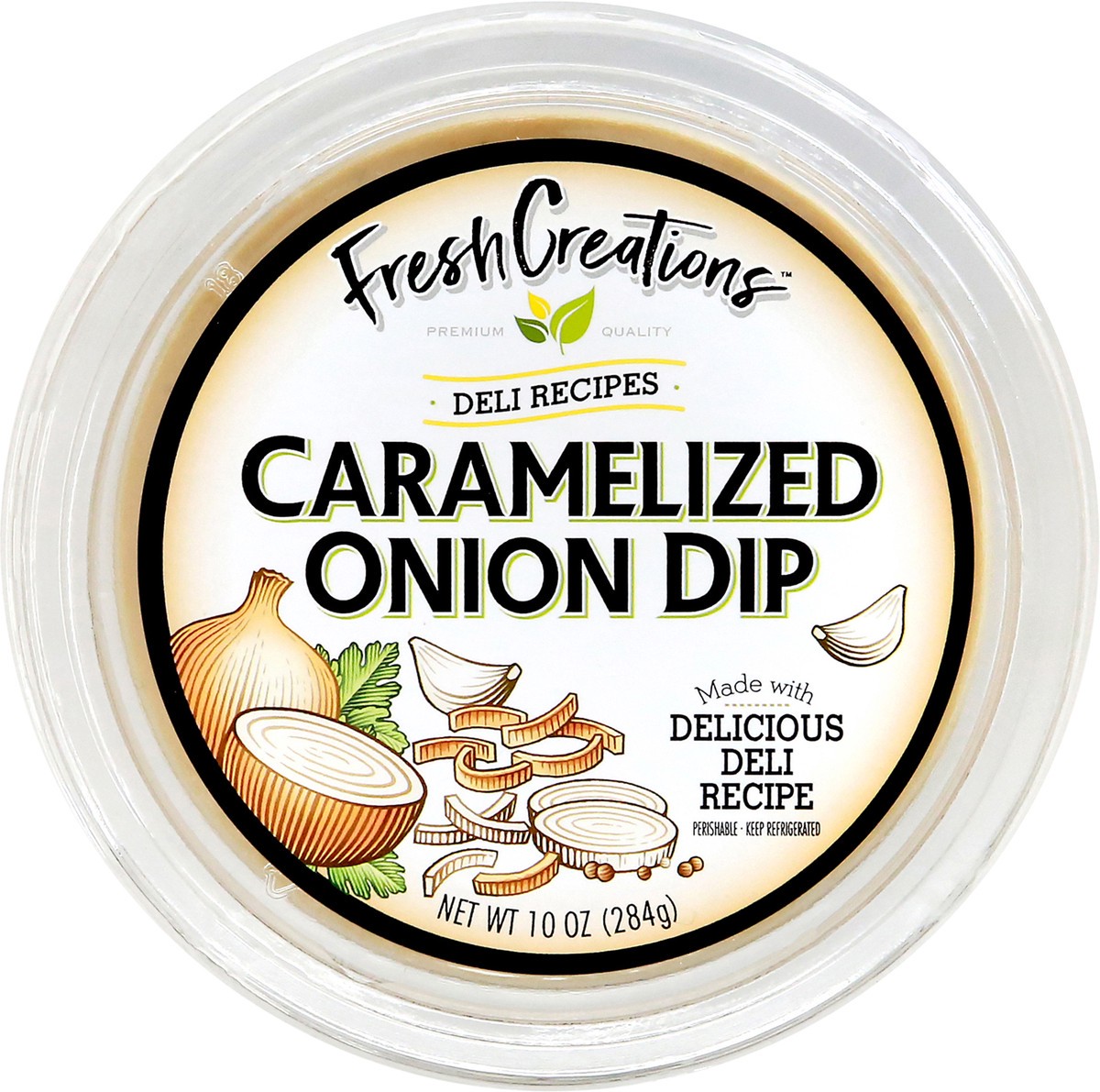 slide 11 of 13, Fresh Creations Caramelized Onion Dip, 1 ct