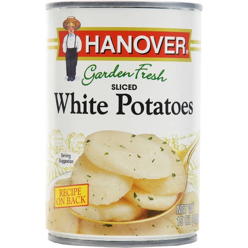 slide 1 of 1, Hanover Sliced Potato, 15 oz