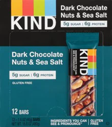 KIND Dark Chocolate Nuts & Sea Salt Nut Bars