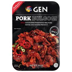 Gen Spicy Pork Bulgogi Korean BBQ Sauce 14 oz