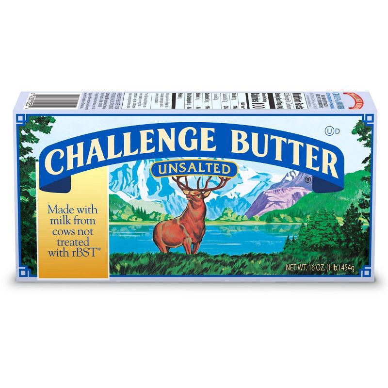 slide 1 of 8, Challenge Dairy Unsalted Butter 16 oz. Box, 16 oz