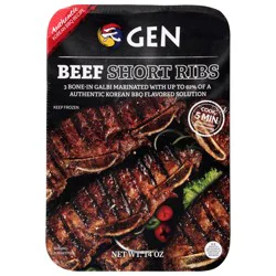 Gen Beef Short Ribs Korean Bbq Sauce 14 Oz - 14 OZ