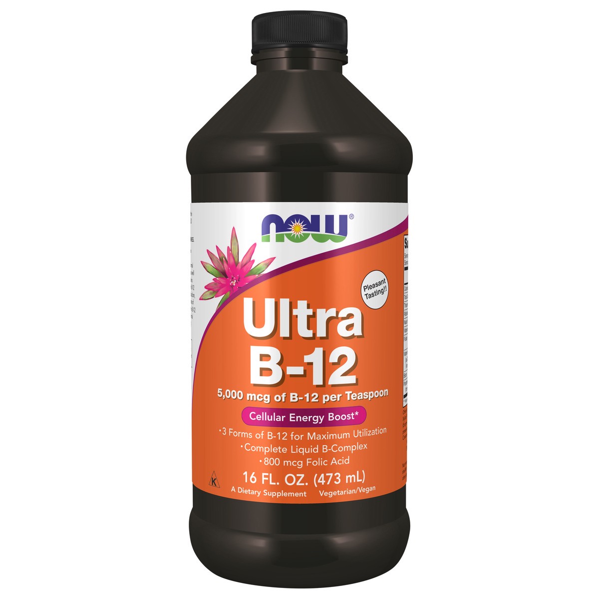 slide 1 of 4, NOW Ultra B-12 Liquid - 16 oz., 16 fl oz