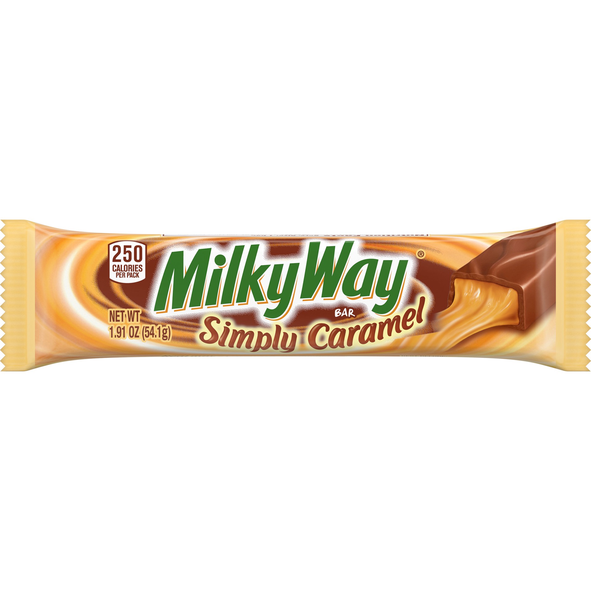 slide 1 of 5, MILKY WAY US Milky Way, Chocolate Candy Bar Simply Caramel, 1.91 Oz, 1.91 oz