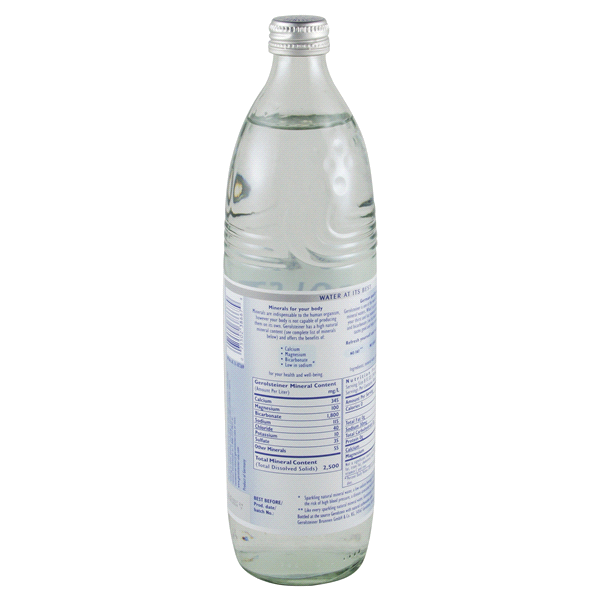 slide 8 of 13, Gerolsteiner Sparkling Natural Mineral Water - 25.3 oz, 25.3 oz