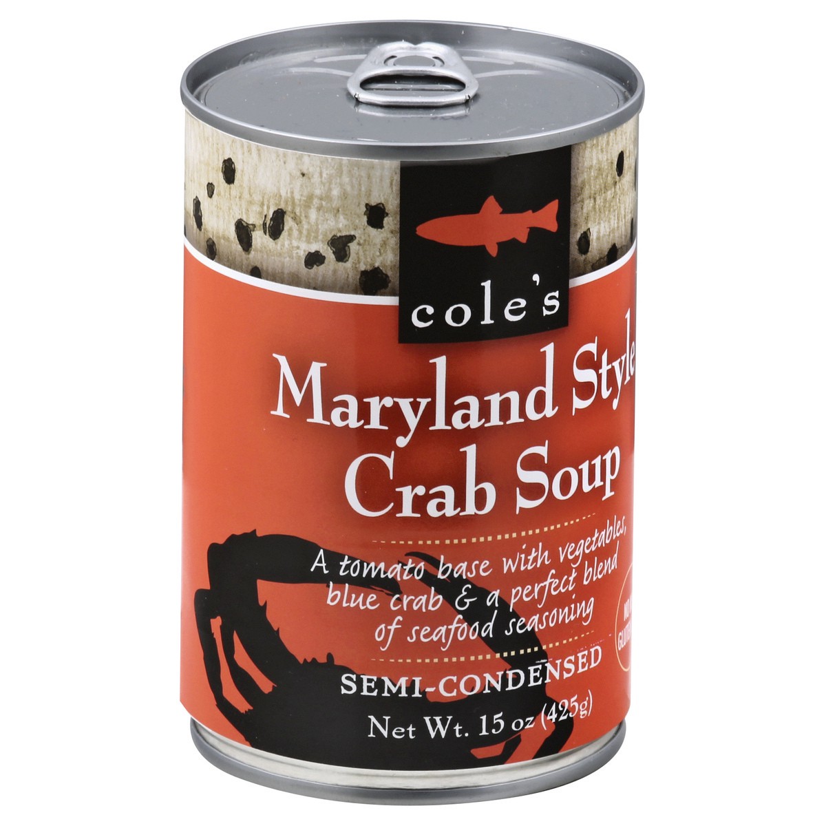 slide 2 of 12, Cole's Semi-Condensed Maryland Style Crab Soup 15 oz, 15 oz