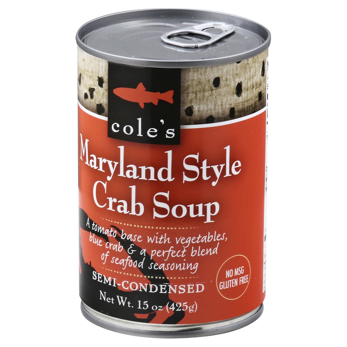 slide 9 of 12, Cole's Semi-Condensed Maryland Style Crab Soup 15 oz, 15 oz