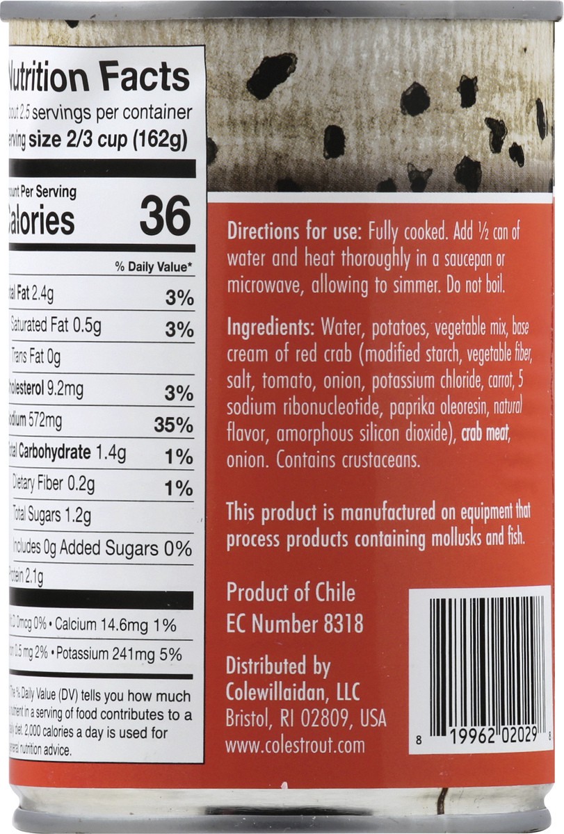 slide 12 of 12, Cole's Semi-Condensed Maryland Style Crab Soup 15 oz, 15 oz