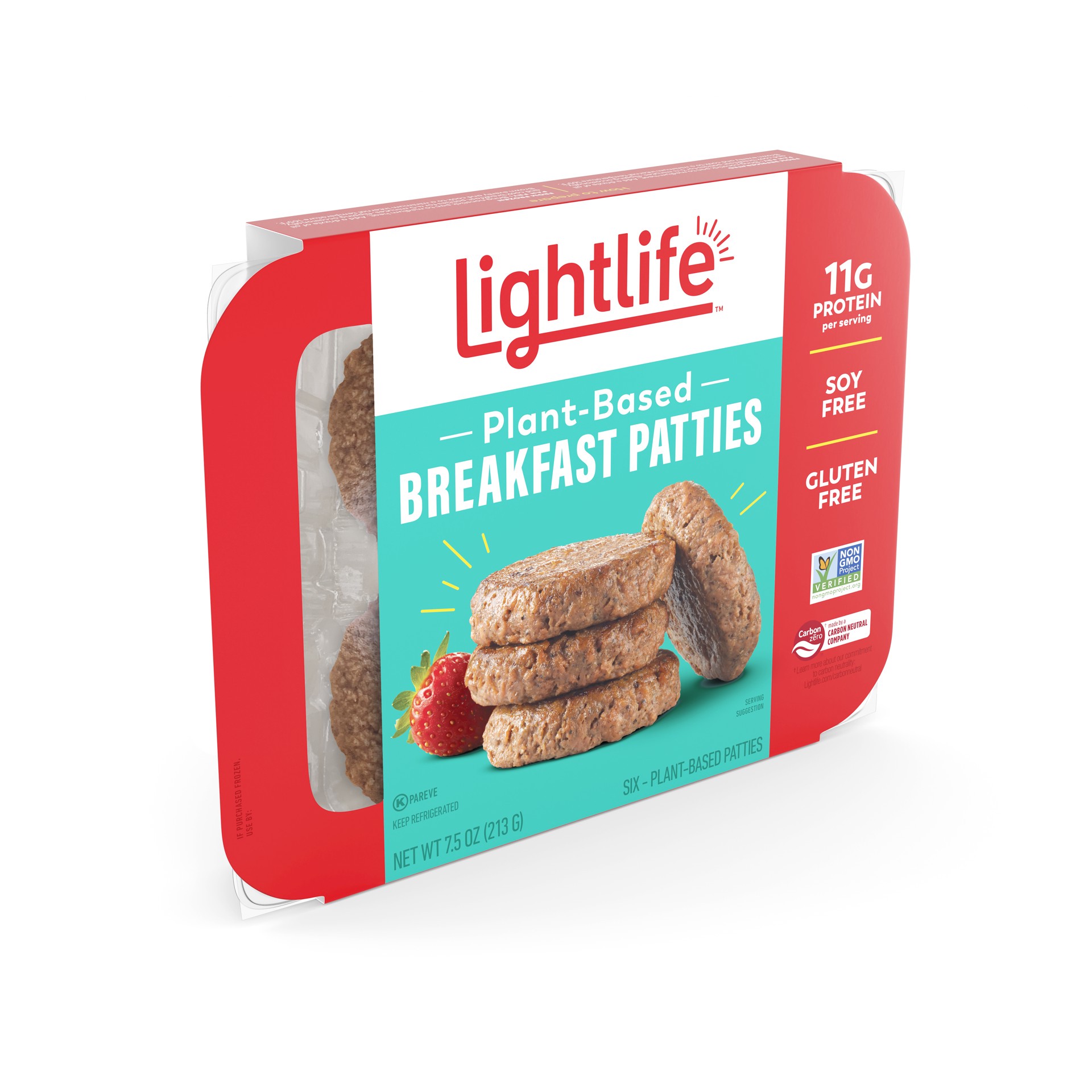 slide 2 of 5, Lightlife Sausage Breakfast Patties, 7.5 oz