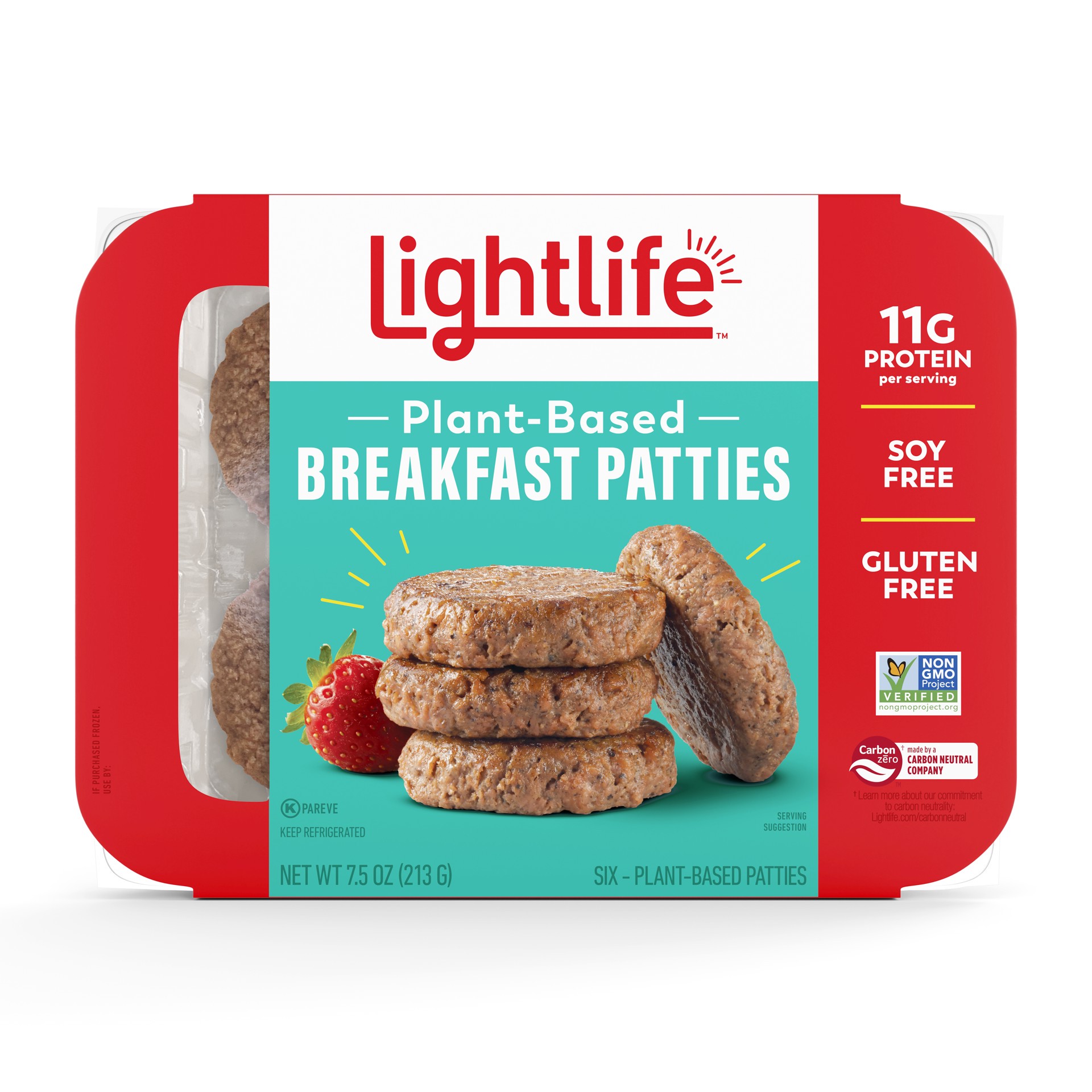 slide 1 of 5, Lightlife Sausage Breakfast Patties, 7.5 oz