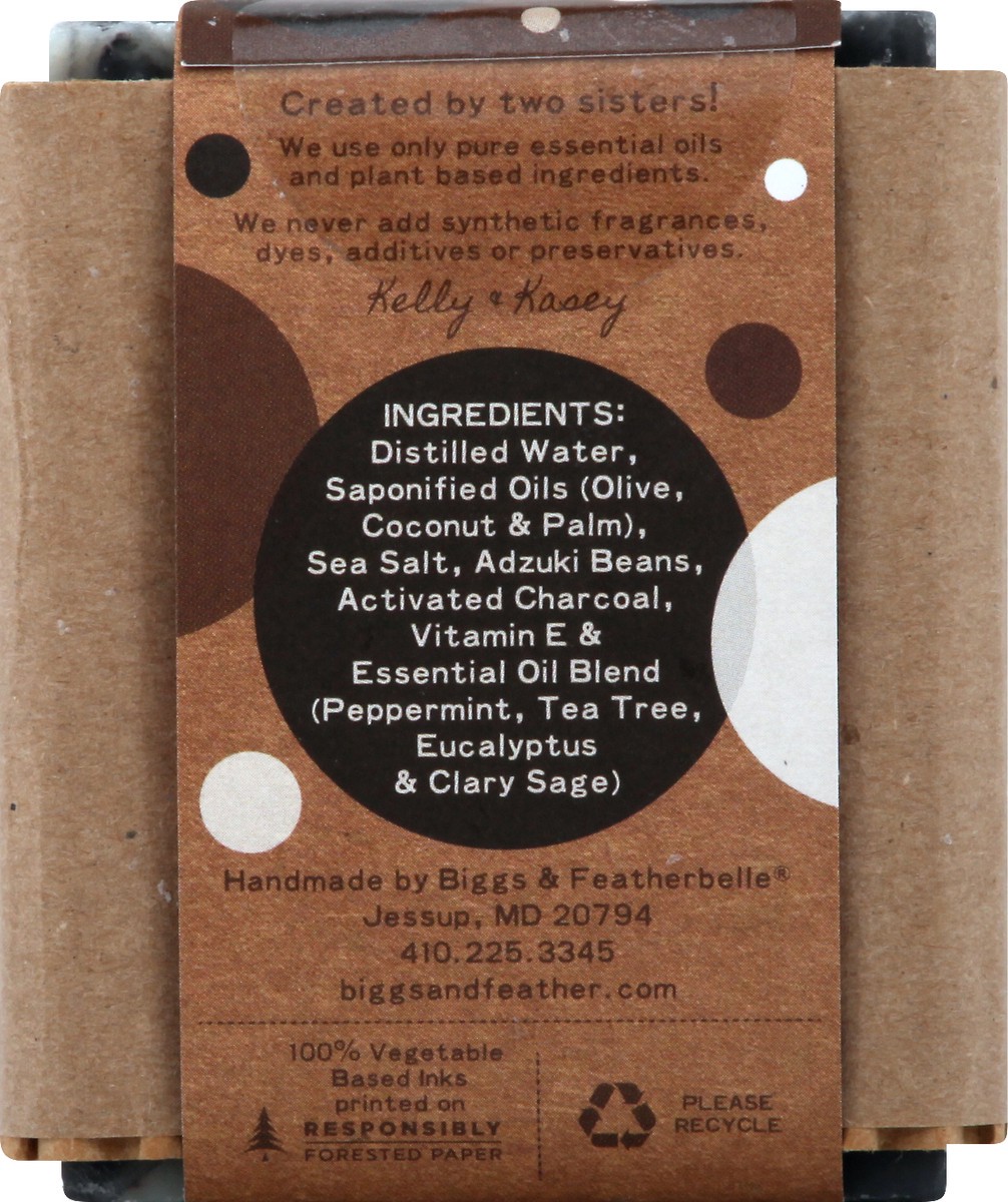 slide 7 of 9, Biggs & Featherbelle Cleanse Charcoal & Sea Salt Panda Bar Soap 3.5 oz, 3.5 oz