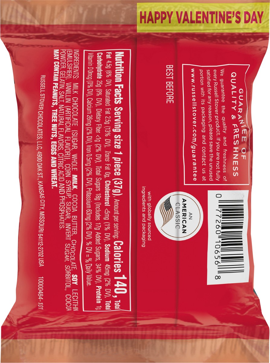 slide 4 of 11, RUSSELL STOVER Valentine's Day Milk Chocolate Chocolate Marshmallow Heart, 1.3 oz., 1.3 oz