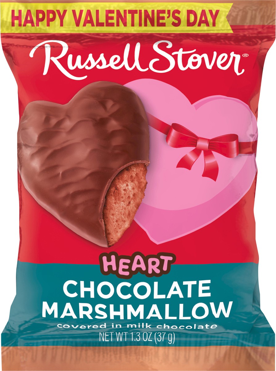 slide 7 of 11, RUSSELL STOVER Valentine's Day Milk Chocolate Chocolate Marshmallow Heart, 1.3 oz., 1.3 oz