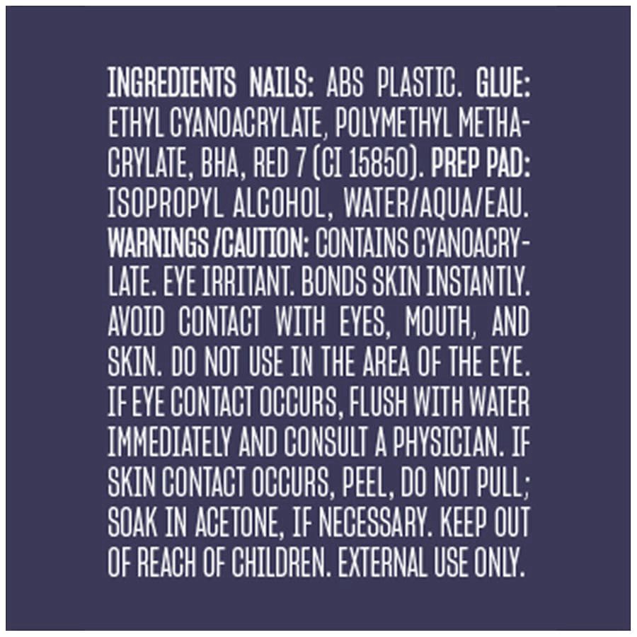 slide 3 of 4, OPI On Point Press On Nail Set - Less is Norse, 1 ct