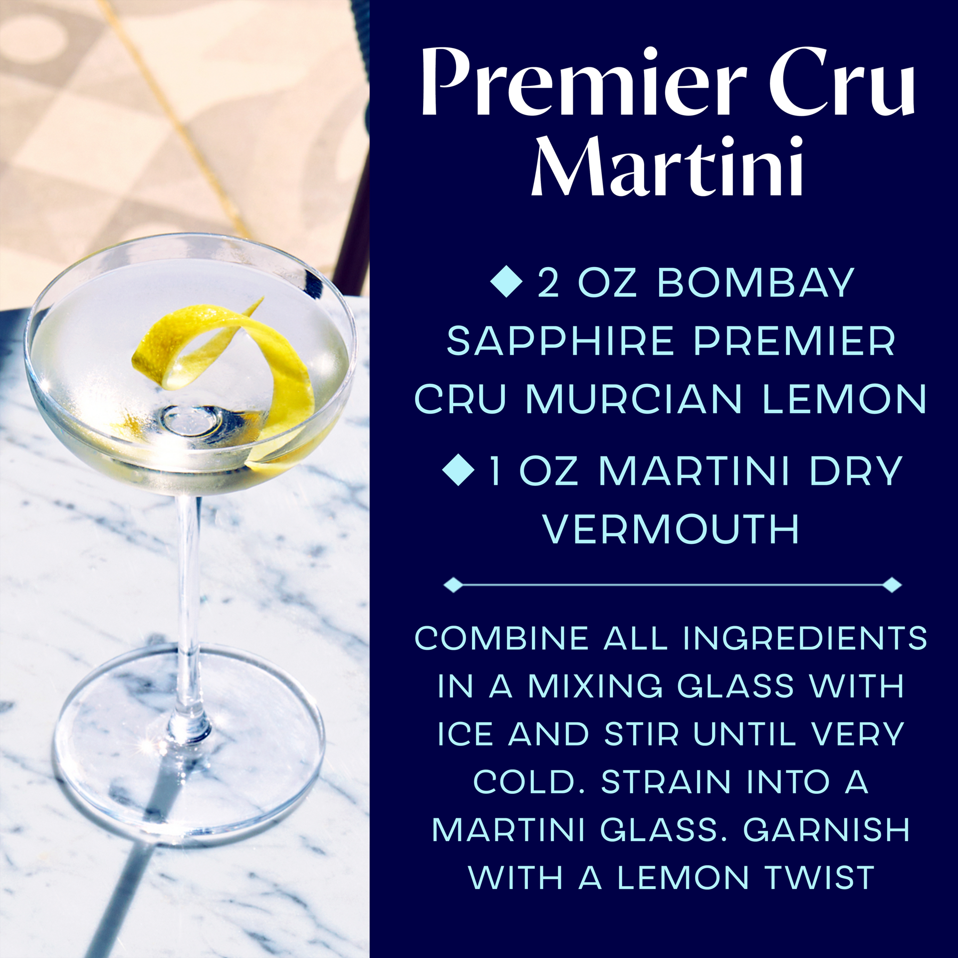 slide 2 of 5, Bombay Premier Cru Murcian Lemon Dry Gin 700 ml, 700 ml