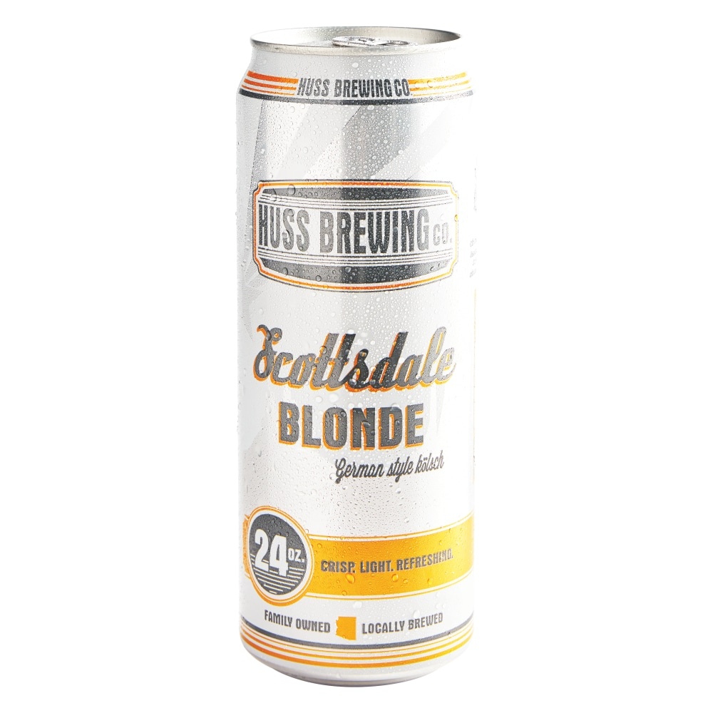 slide 1 of 1, Huss Brewing Scottsdale Blonde Ale, 24 oz