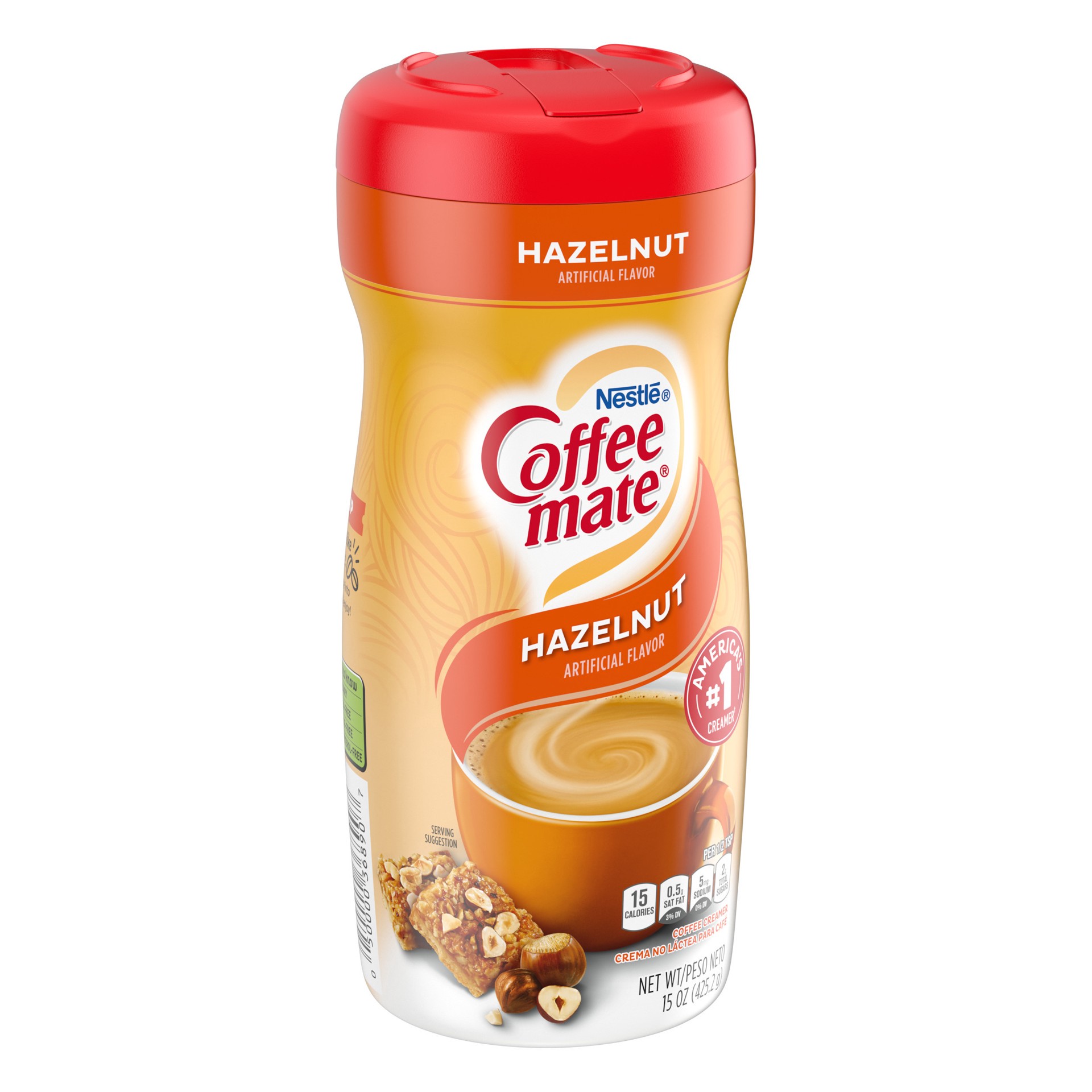 slide 2 of 4, Coffee-Mate Hazelnut Coffee Creamer 15 oz, 15 oz