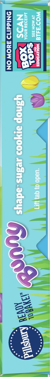 slide 10 of 13, Pillsbury Ready To Bake Bunny Shape Sugar Cookie Dough, 20 Cookies, 9.1 oz, 9.1 oz