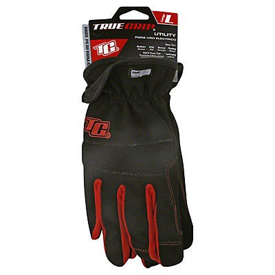 slide 1 of 2, True Grip High Performance Utility Gloves Large, 1 ct