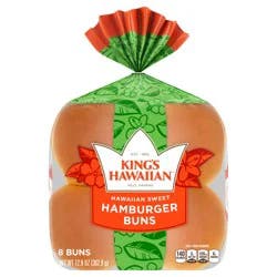 King's Hawaiian Original Hawaiian Sweet Hamburger Buns 8PK
