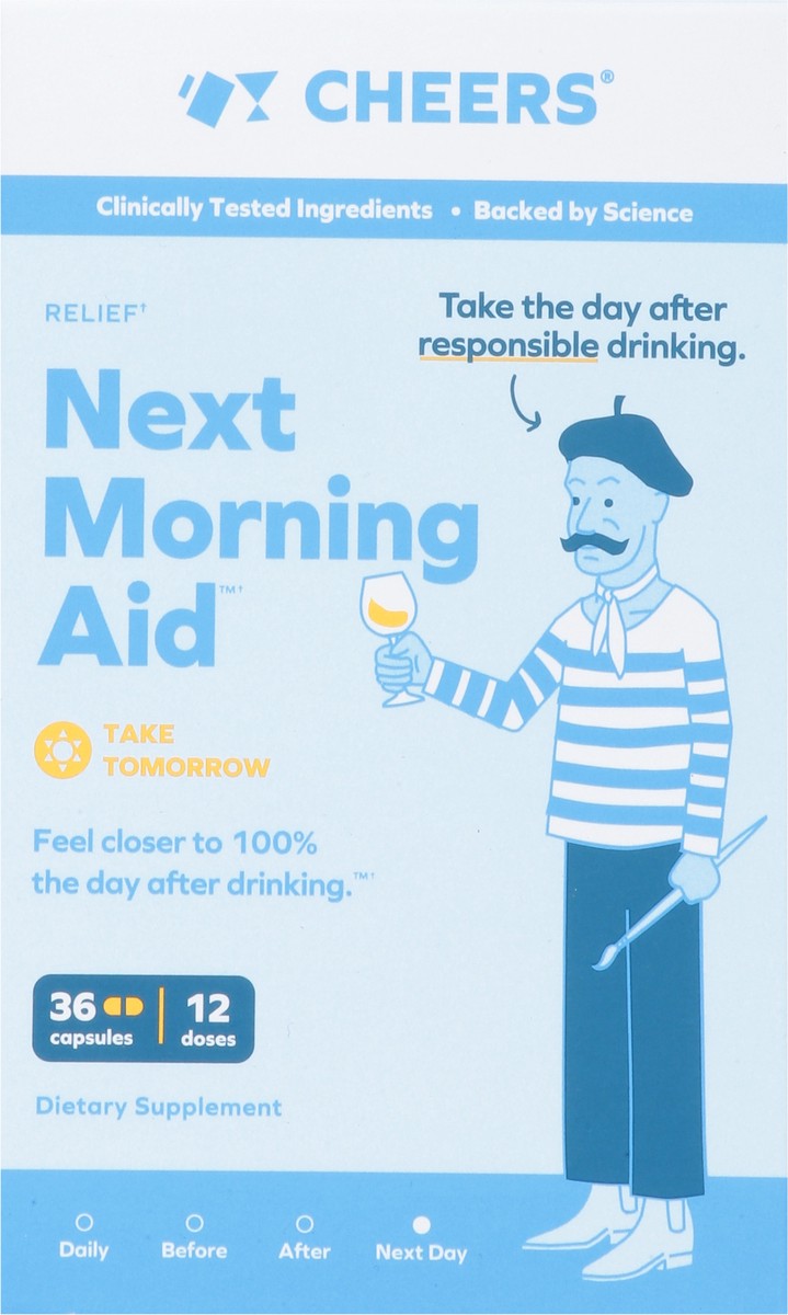slide 6 of 13, Cheers Next Morning Aid 36 Capsules, 36 ct
