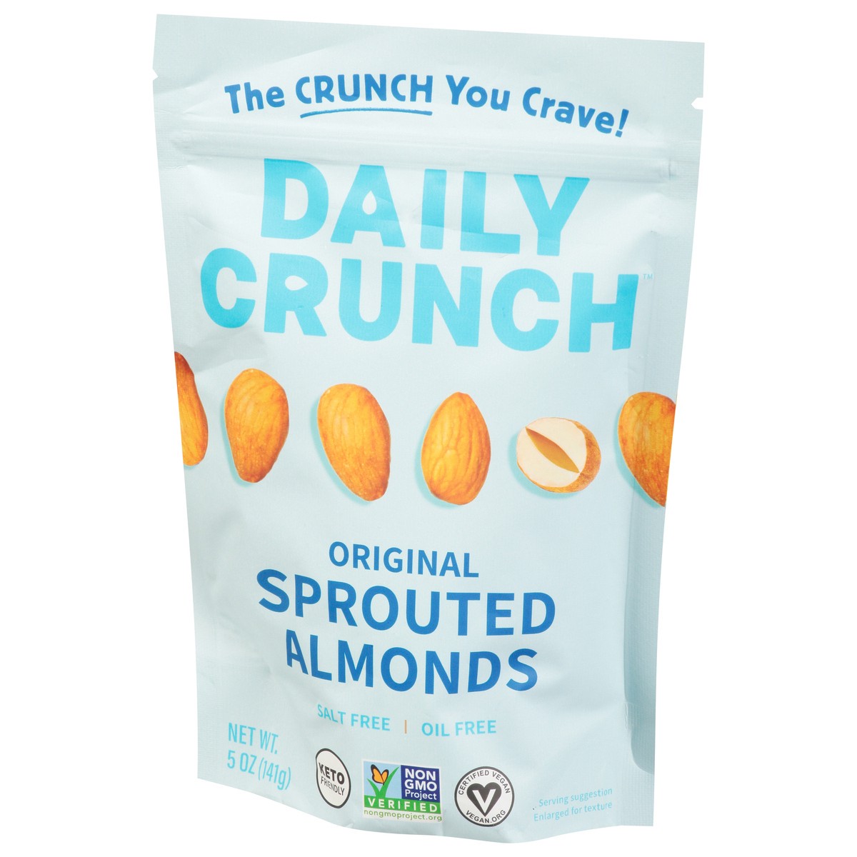 slide 5 of 14, Daily Crunch Sprouted Almonds, 5 oz