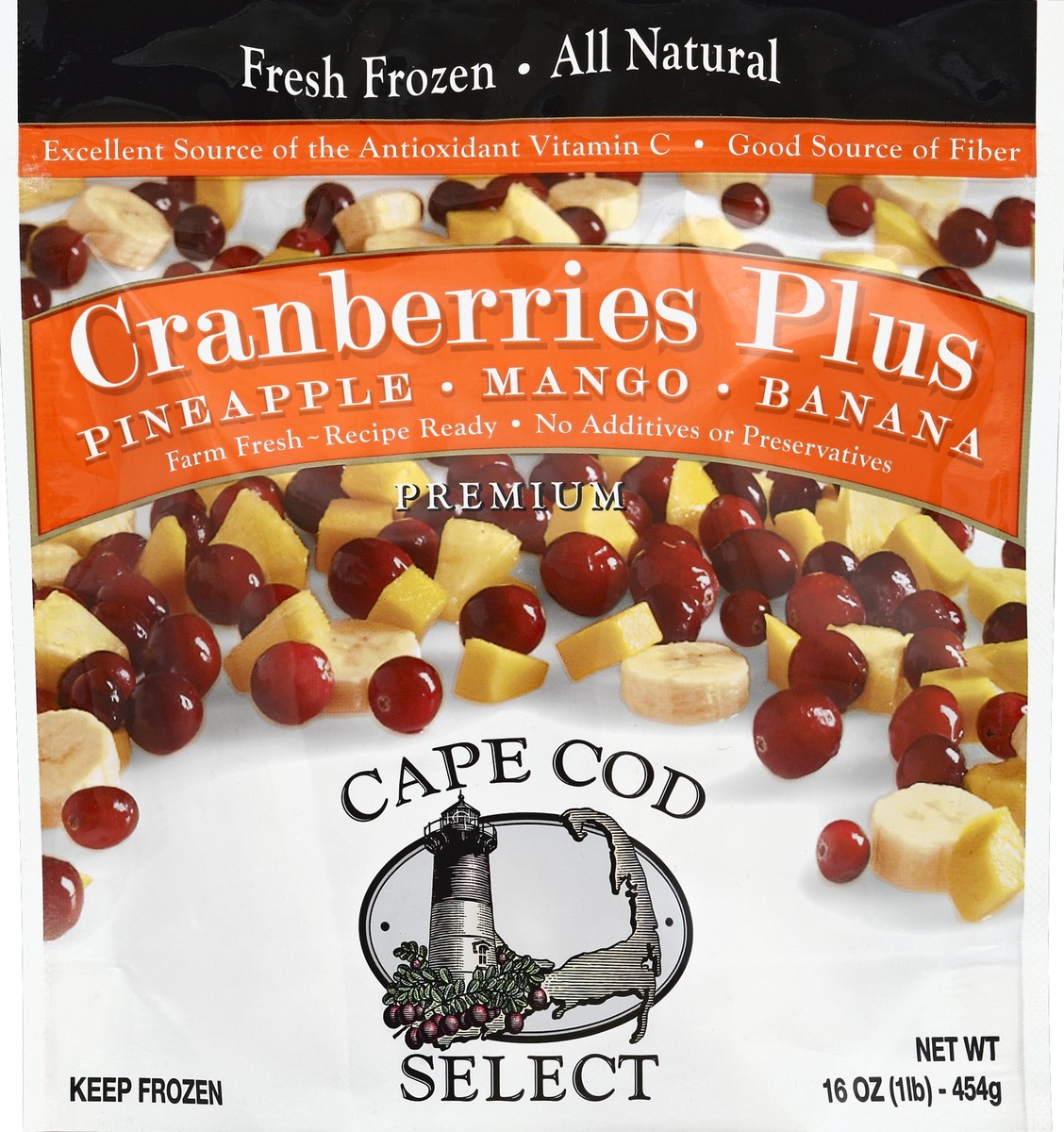 slide 2 of 2, Cape Cod Select Cranberries, Plus Pineapple/Mango/Banana, 16 oz