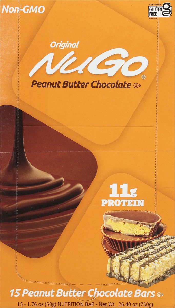 slide 7 of 9, NuGo Peanut Butter Chocolate Box, 26.4 oz