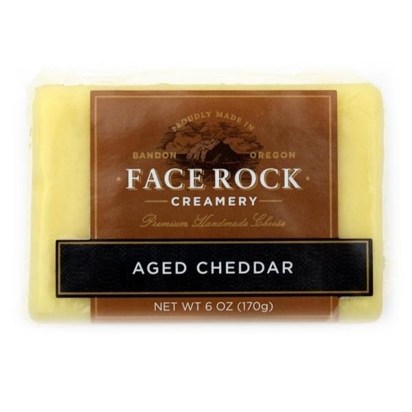 slide 1 of 1, Face Rock Creamery Aged Cheddar Cheese, 6 oz