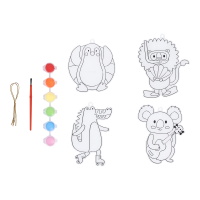 slide 8 of 9, Meijer Corporate Seasonal MCS Suncatchers, Wild Fun, 4 Pieces, 4 ct