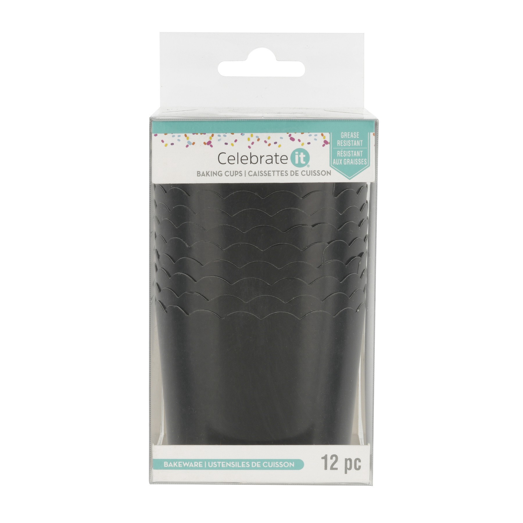 slide 2 of 2, Black Baking Cups By Celebrate It, 12ct., 12 ct