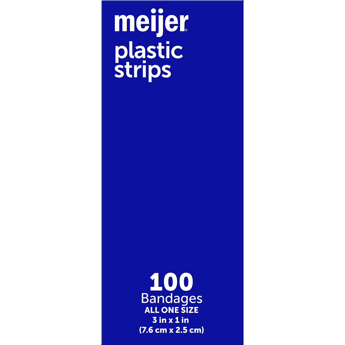 slide 5 of 29, Meijer Plastic Bandages 1"x3", 100 ct