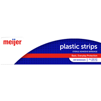 slide 25 of 29, Meijer Plastic Bandages 1"x3", 100 ct