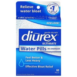 Diurex Ultimate Water Weight Loss Pills, 60 ct