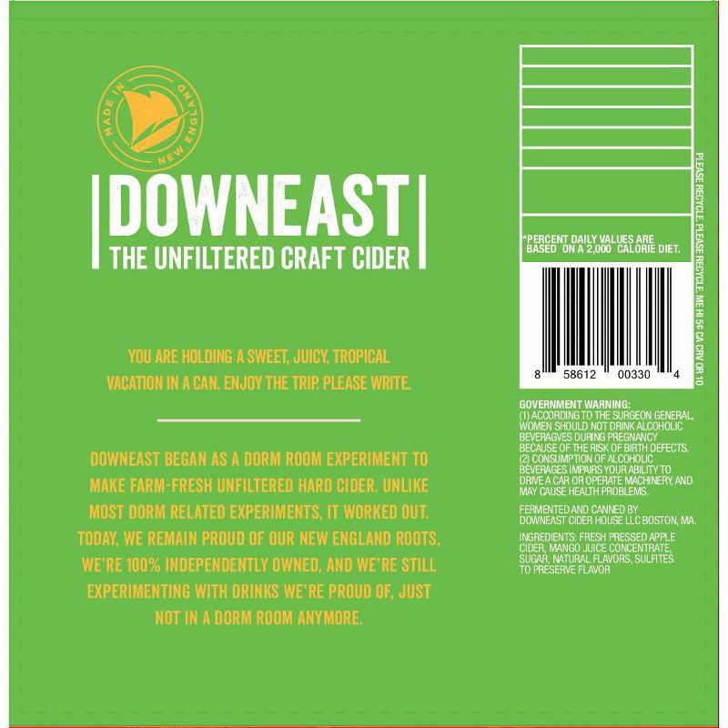 slide 6 of 6, Downeast Cider House Downeast Seasonal Beer - 4pk/12 fl oz Cans, 4 ct; 12 oz