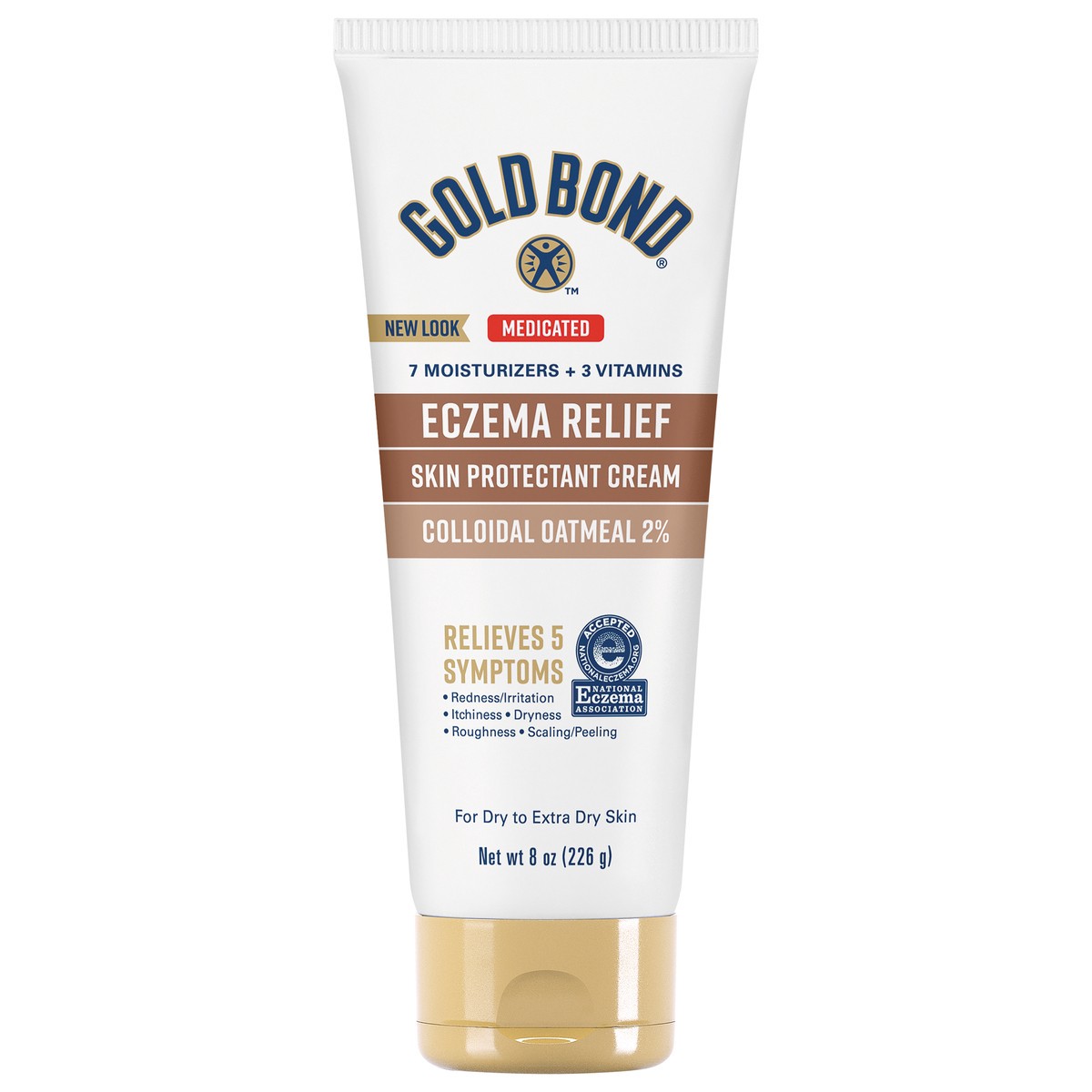 slide 1 of 5, Gold Bond Ultimate Eczema Relief Cream (8 Oz), 8 oz