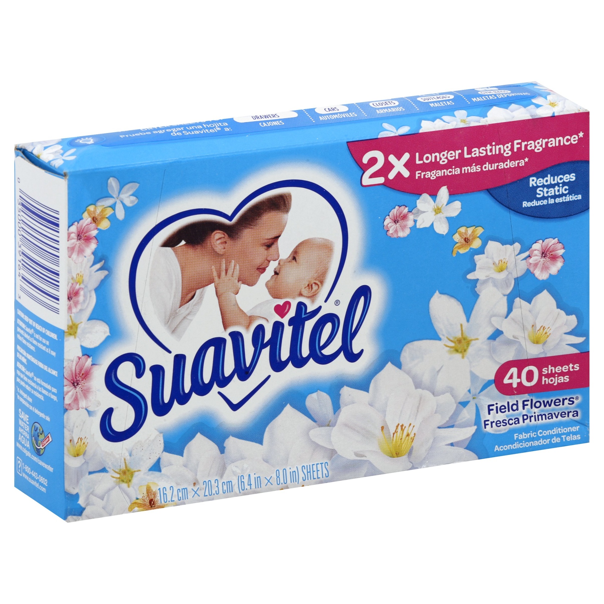 slide 1 of 6, Suavitel Fabric Conditioner 40 ea, 40 ct