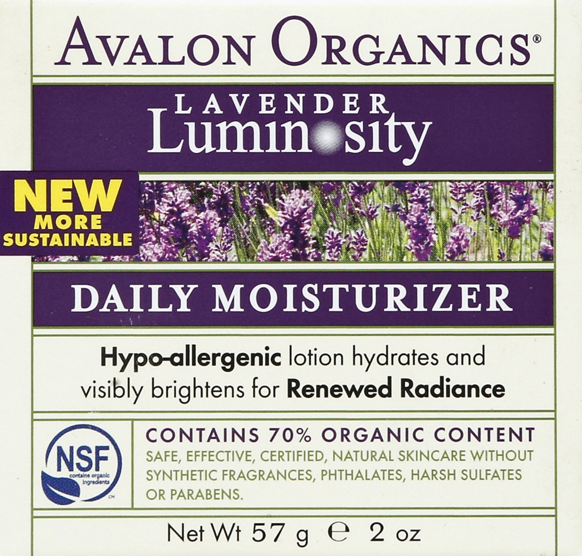 slide 6 of 6, Avalon Organics Daily Moisturizer, 2 oz