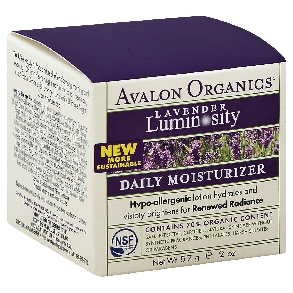 slide 1 of 6, Avalon Organics Daily Moisturizer, 2 oz