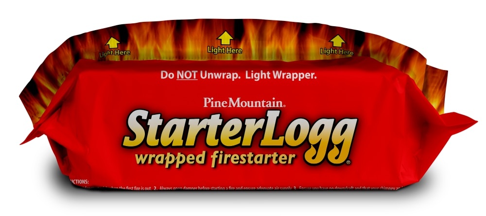 slide 1 of 1, Pine Mountain Wrapped Starter Logs, 1 ct